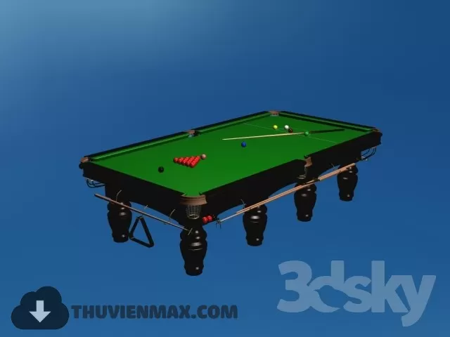 Decoration 3D Models – Billiards 017 Decoration 3D Models – Billiards 017