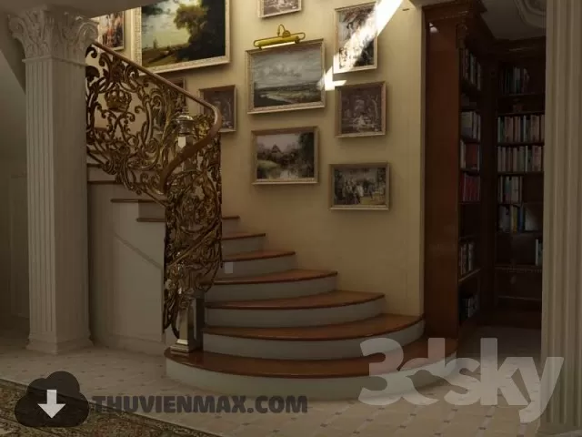 Decoration 3D Models – Staircase 075