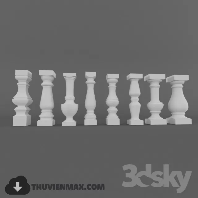 Decoration 3D Models – Staircase 099