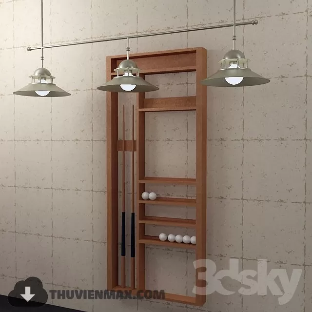 Decoration 3D Models – Billiards 023 Decoration 3D Models – Billiards 023