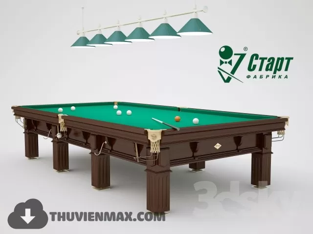 Decoration 3D Models – Billiards 026 Decoration 3D Models – Billiards 026