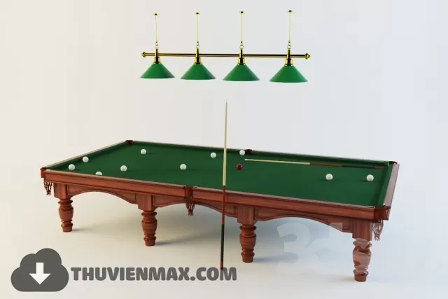 Decoration 3D Models – Billiards 028 Decoration 3D Models – Billiards 028