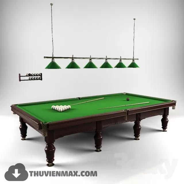 Decoration 3D Models – Billiards 029 Decoration 3D Models – Billiards 029