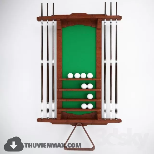 Decoration 3D Models – Billiards 030 Decoration 3D Models – Billiards 030