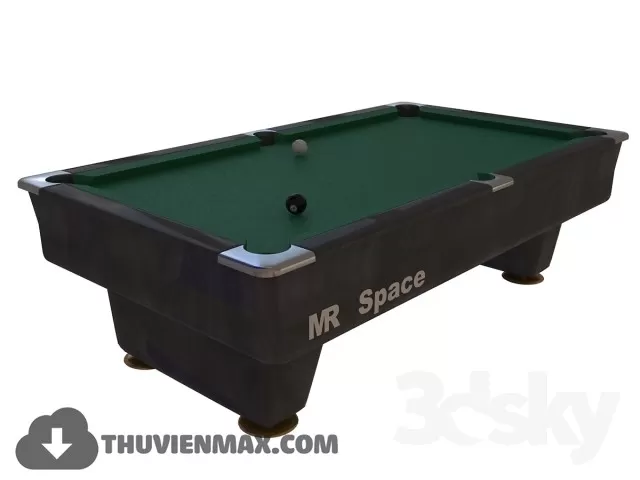 Decoration 3D Models – Billiards 031 Decoration 3D Models – Billiards 031