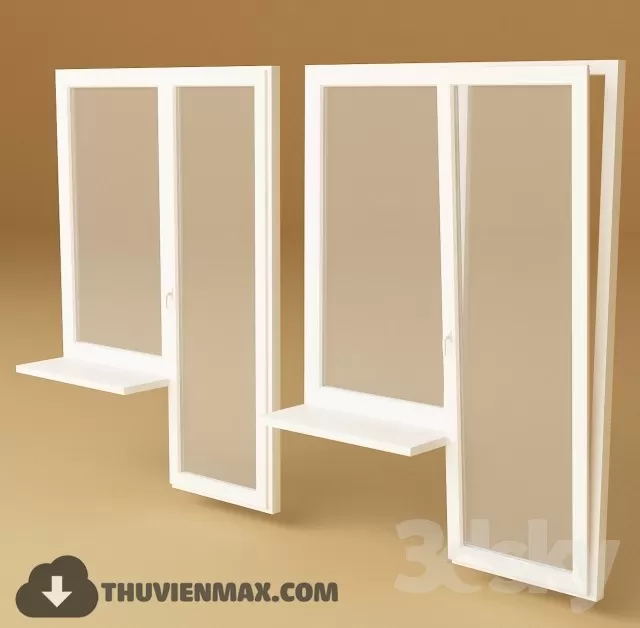Decoration 3D Models – Window & Door 054
