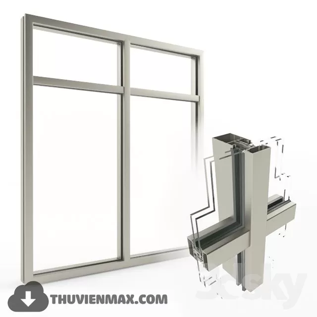 Decoration 3D Models – Window & Door 063