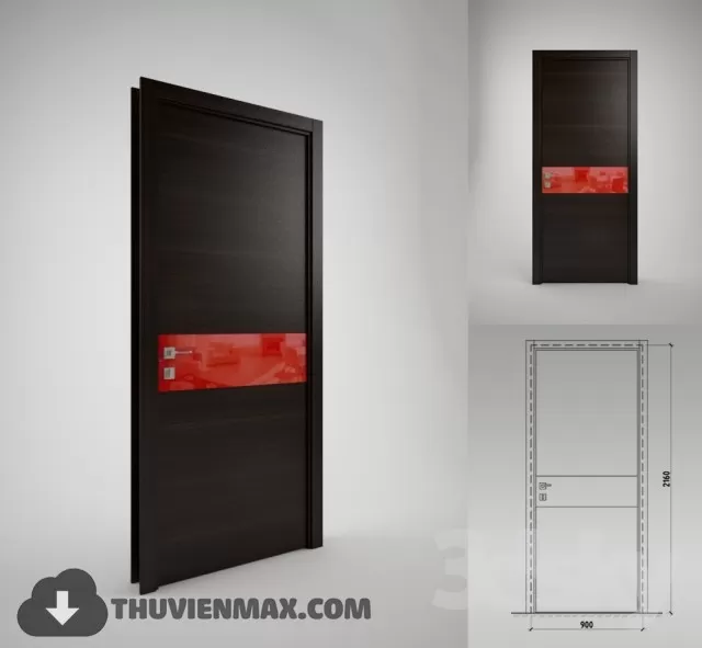 Decoration 3D Models – Window & Door 068