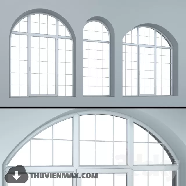 Decoration 3D Models – Window & Door 081