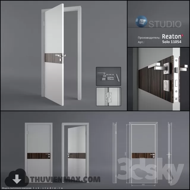 Decoration 3D Models – Window & Door 093