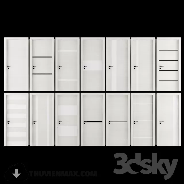 Decoration 3D Models – Window & Door 100