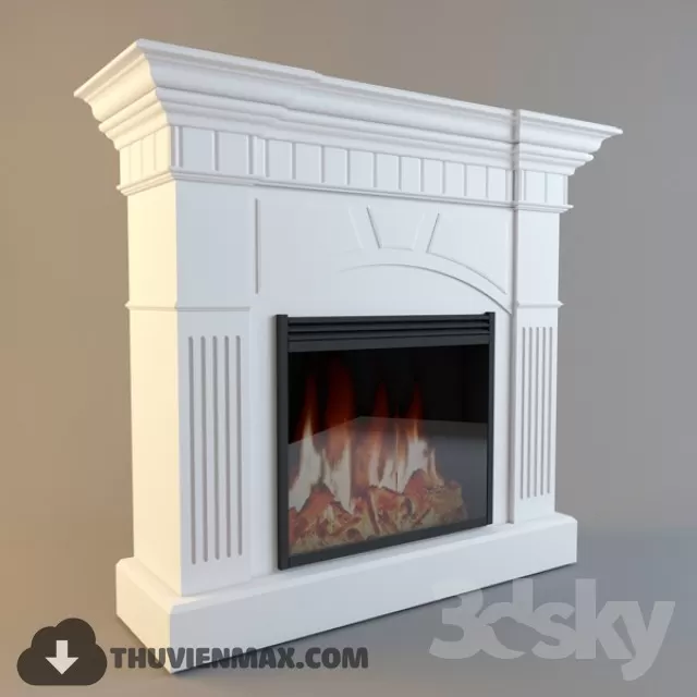 Decoration 3D Models – Fire Place & Radiator 008 Decoration 3D Models – Fire Place & Radiator 008
