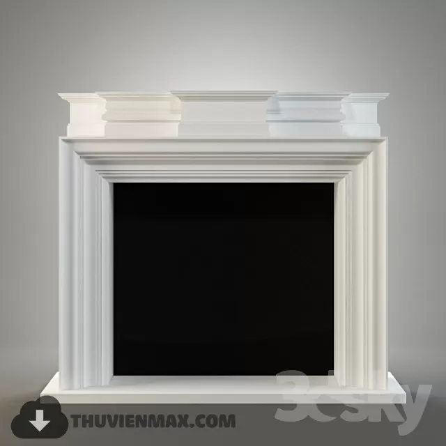 Decoration 3D Models – Fire Place & Radiator 009 Decoration 3D Models – Fire Place & Radiator 009