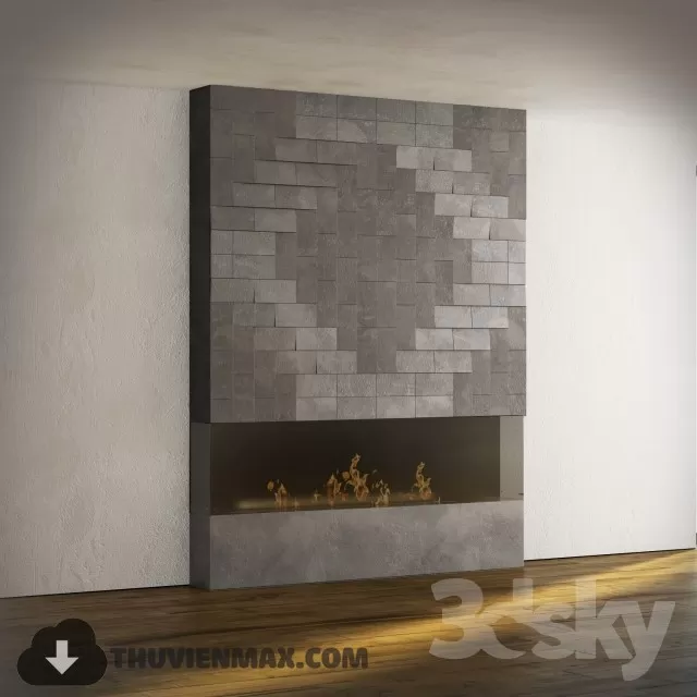 Decoration 3D Models – Fire Place & Radiator 010 Decoration 3D Models – Fire Place & Radiator 010
