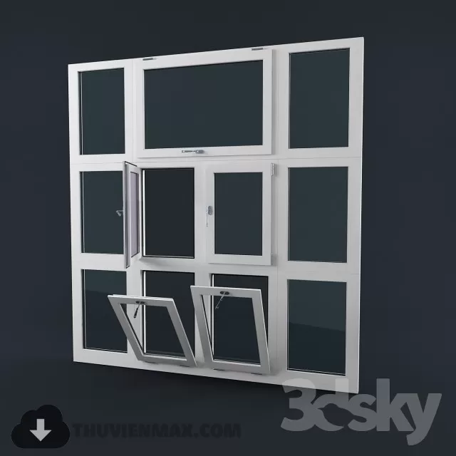 Decoration 3D Models – Window & Door 144