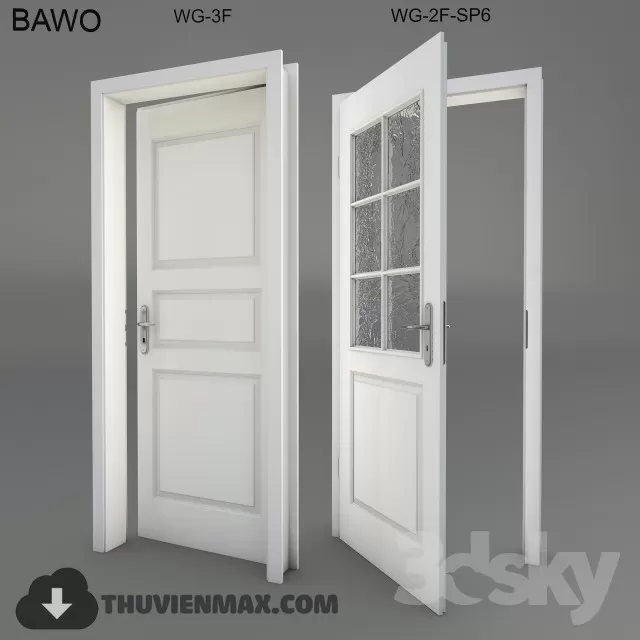 Decoration 3D Models – Window & Door 146