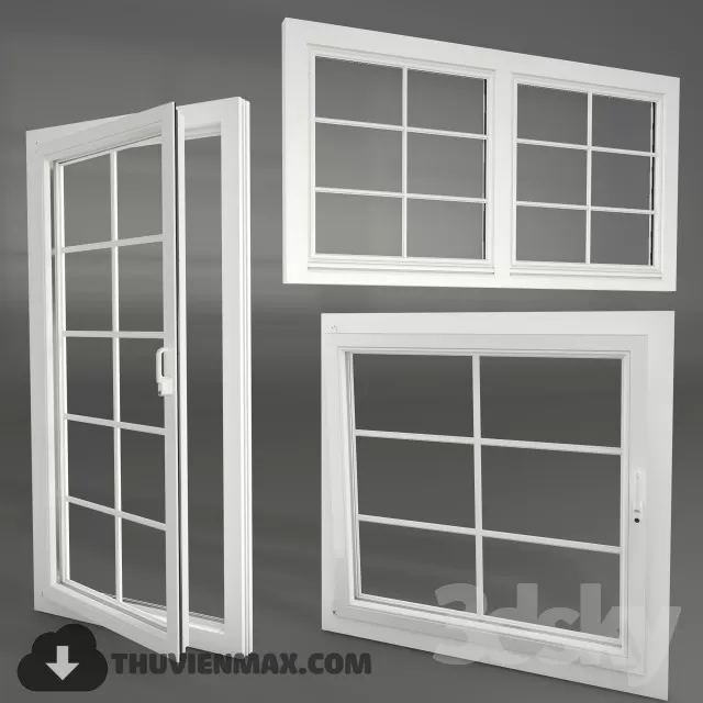 Decoration 3D Models – Window & Door 150
