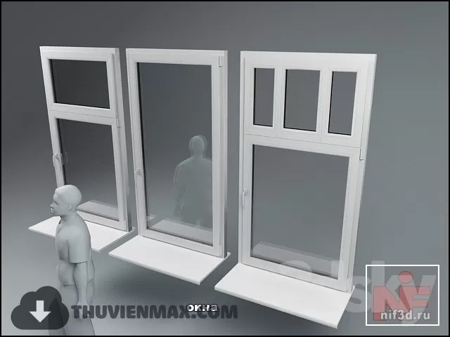 Decoration 3D Models – Window & Door 166