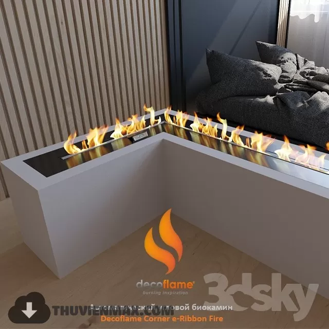 Decoration 3D Models – Fire Place & Radiator 014 Decoration 3D Models – Fire Place & Radiator 014