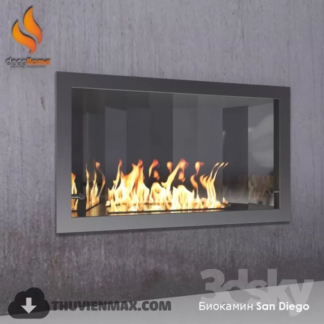 Decoration 3D Models – Fire Place & Radiator 016 Decoration 3D Models – Fire Place & Radiator 016