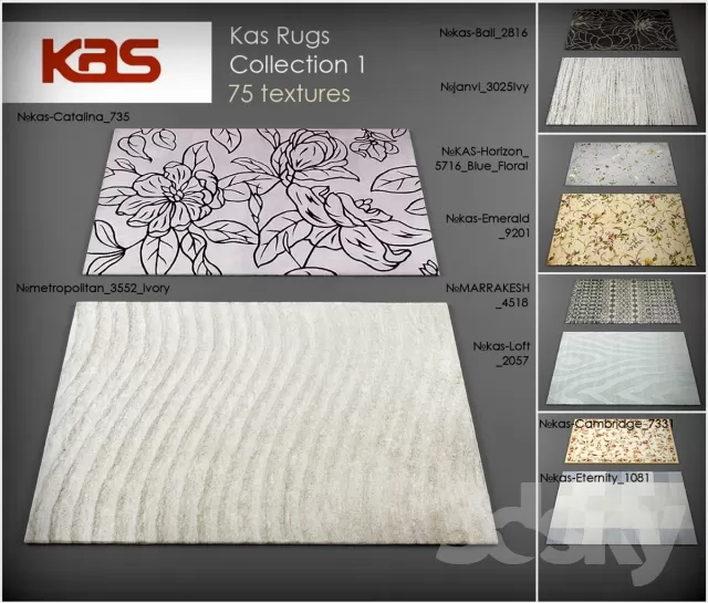 DECORATION – CARPET 3D MODELS – 076