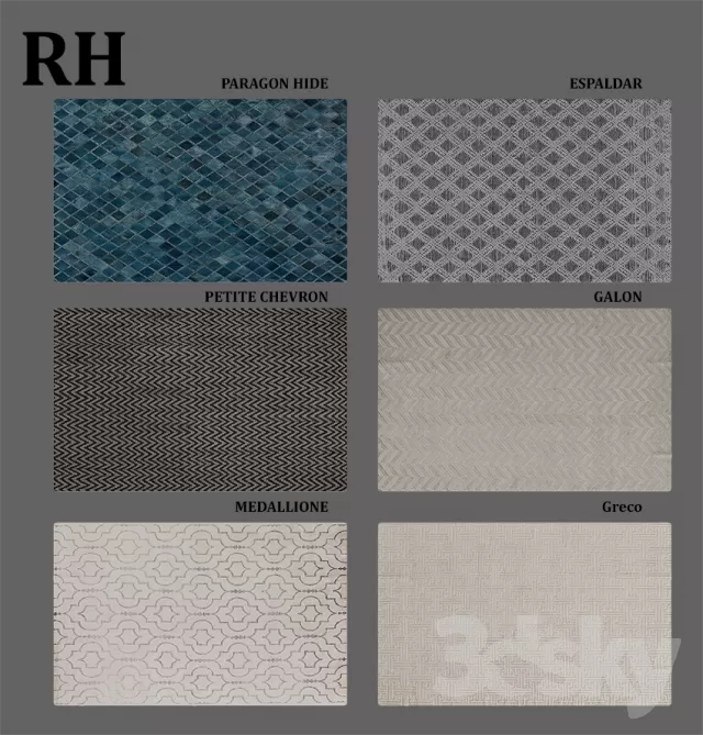 DECORATION – CARPET 3D MODELS – 077