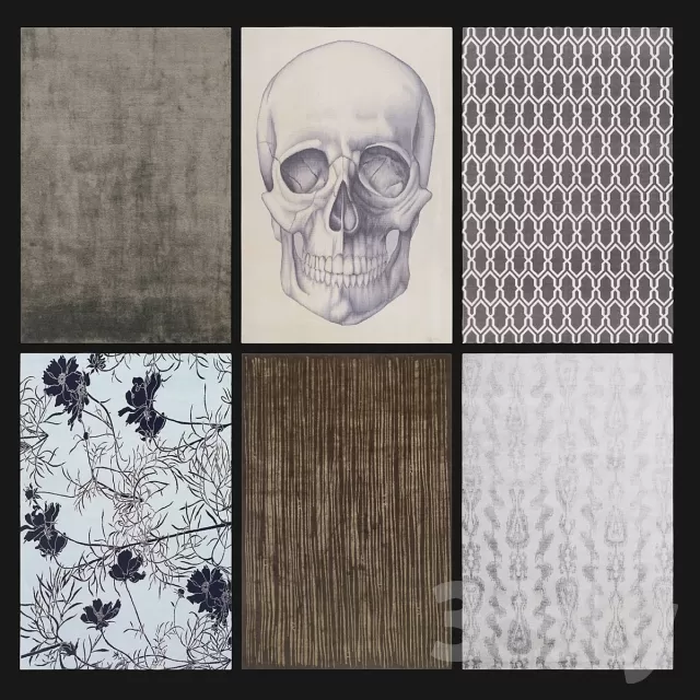 DECORATION – CARPET 3D MODELS – 082