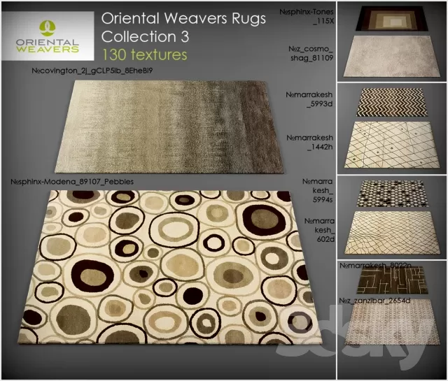 DECORATION – CARPET 3D MODELS – 096