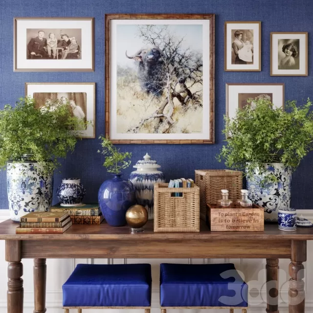 DECORATIVE SET 3D MODELS – 107