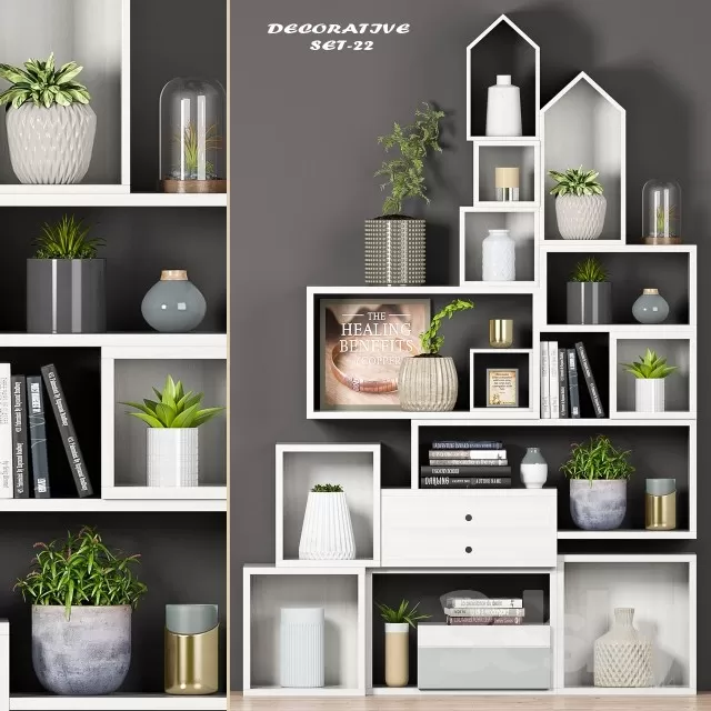 DECORATIVE SET 3D MODELS – 131