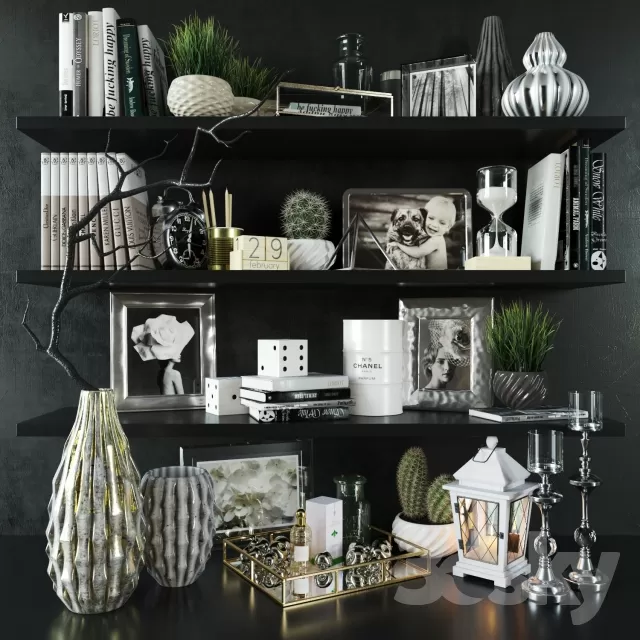 DECORATIVE SET 3D MODELS – 137