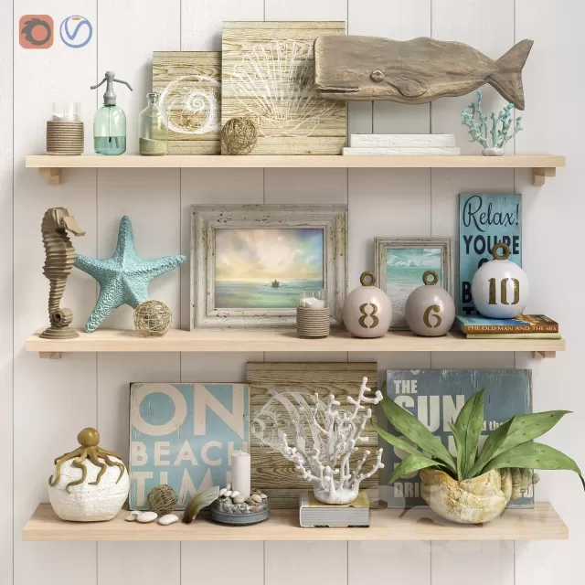 DECORATIVE SET 3D MODELS – 140