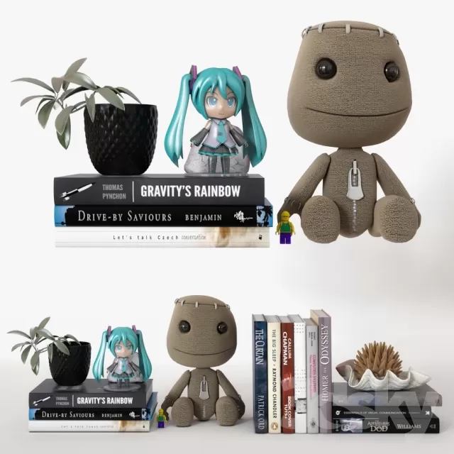 DECORATIVE SET 3D MODELS – 142