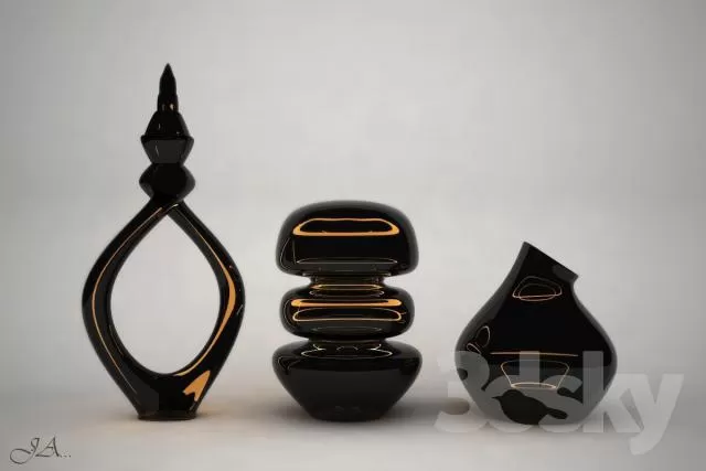 DECORATIVE SET 3D MODELS – 194