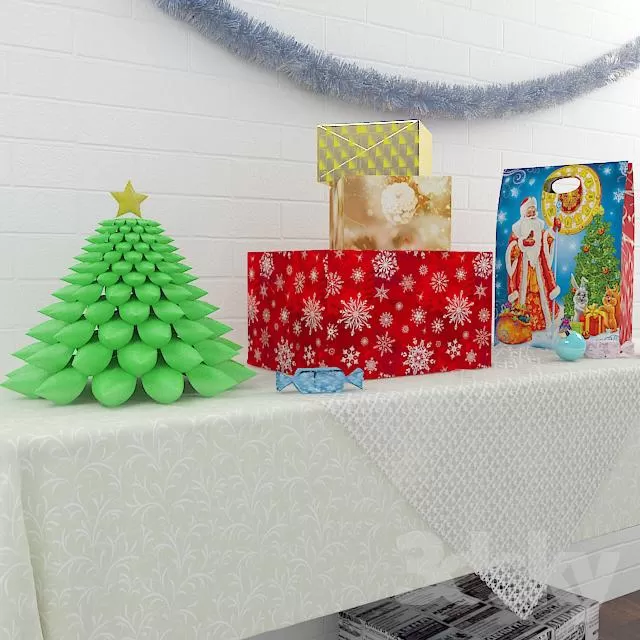 DECORATIVE SET 3D MODELS – 196