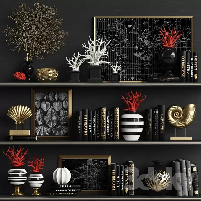 DECORATIVE SET 3D MODELS – 209