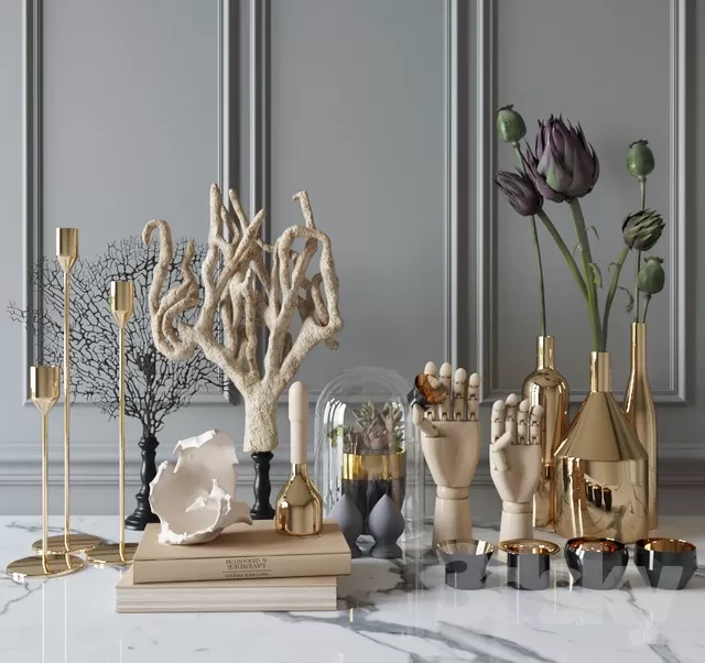 DECORATIVE SET 3D MODELS – 220