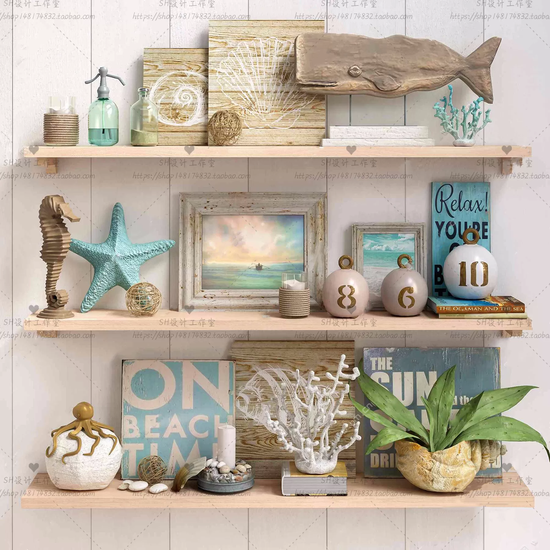 DECORATIVE SET 3D MODELS – 242