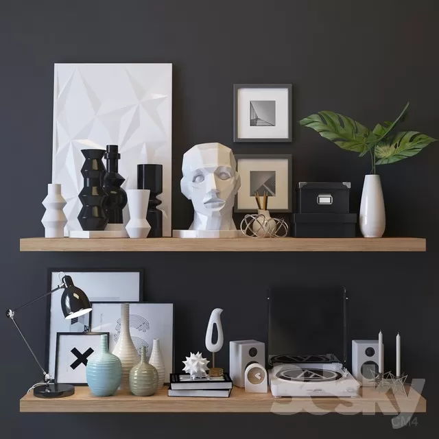 DECORATIVE SET 3D MODELS – 249