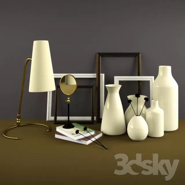 DECORATIVE SET 3D MODELS – 260