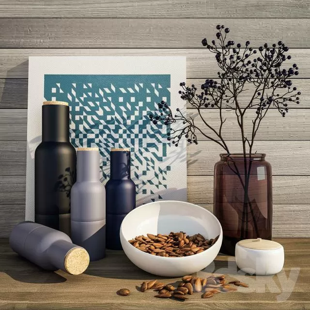 DECORATIVE SET 3D MODELS – 297