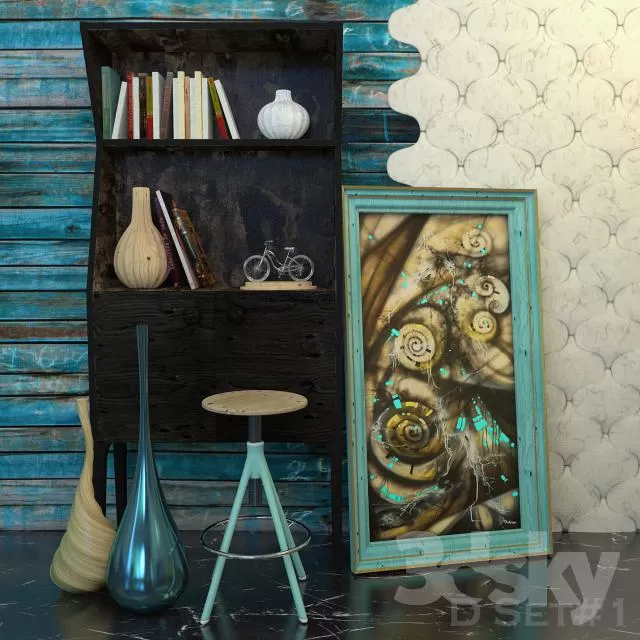 DECORATIVE SET 3D MODELS – 306