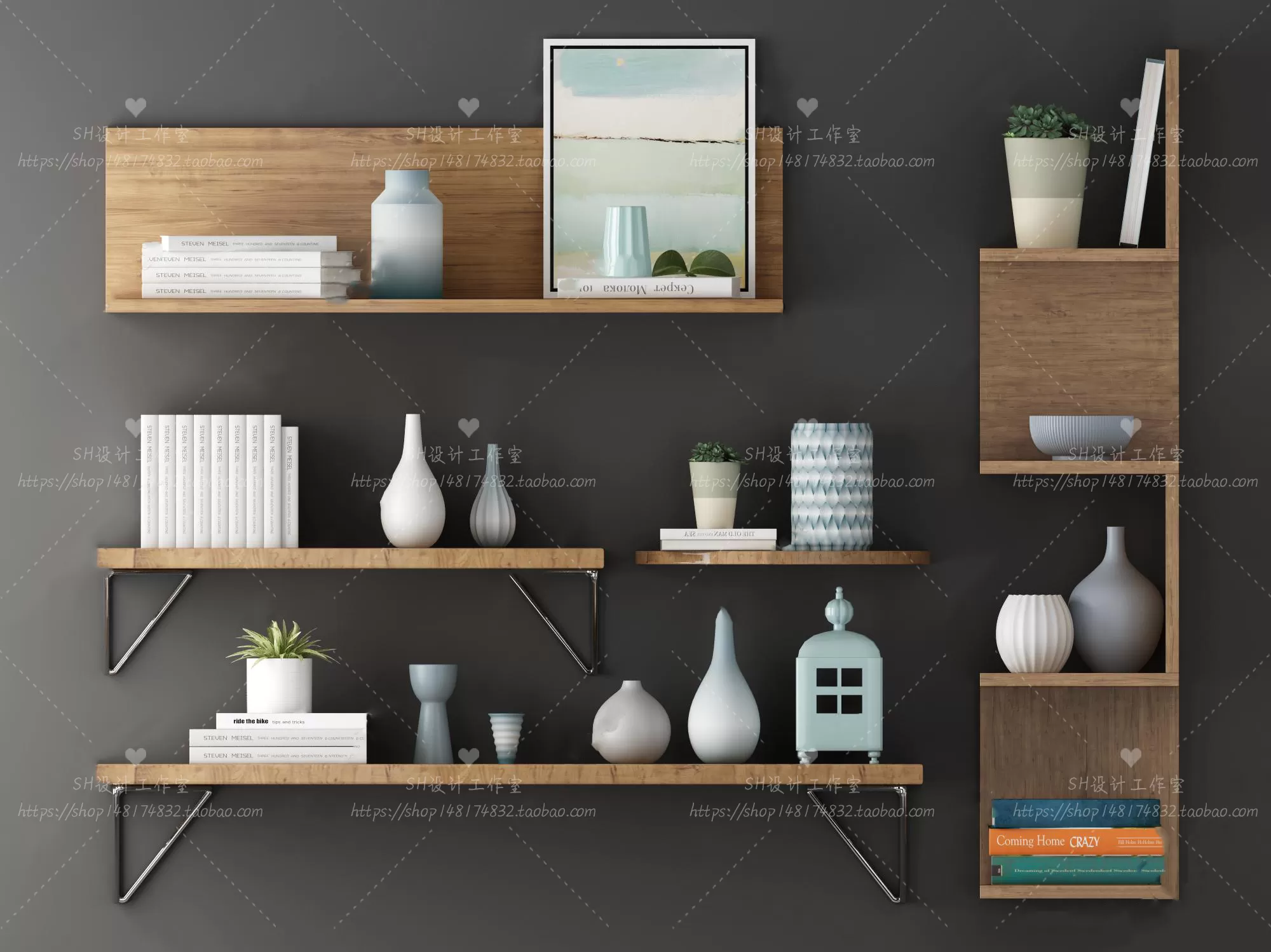 DECORATIVE SET 3D MODELS – 310