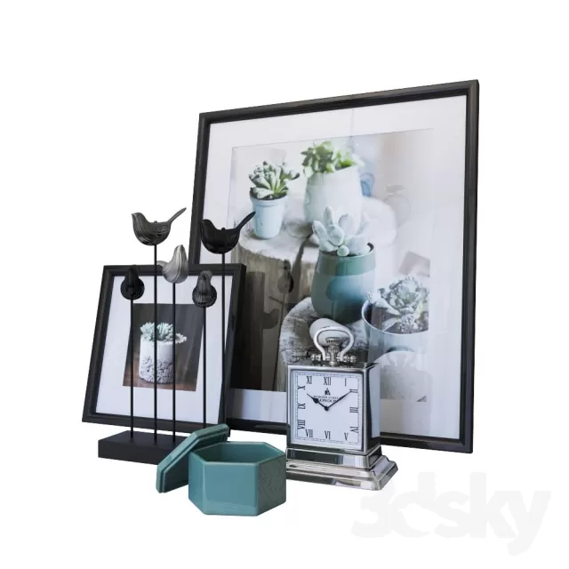 DECORATIVE SET 3D MODELS – 313