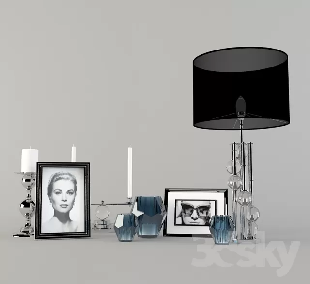 DECORATIVE SET 3D MODELS – 319