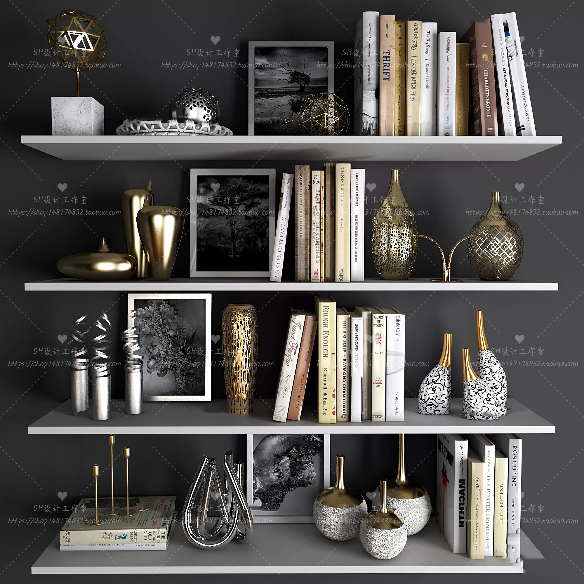 DECORATIVE SET 3D MODELS – 328