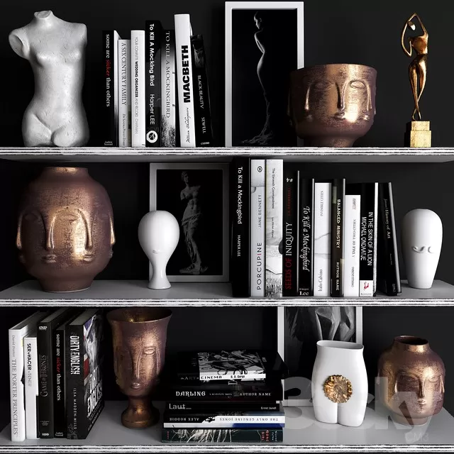 DECORATIVE SET 3D MODELS – 034