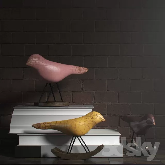 DECORATIVE SET 3D MODELS – 339