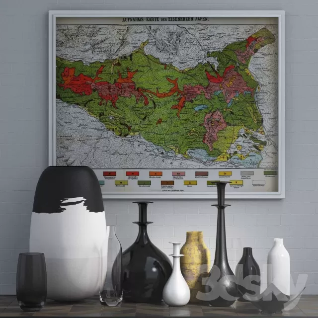 DECORATIVE SET 3D MODELS – 340