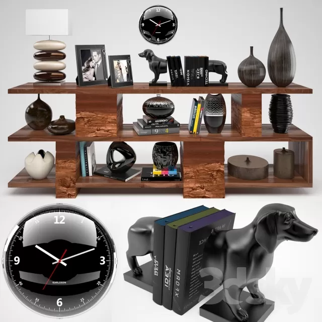 DECORATIVE SET 3D MODELS – 345